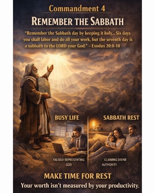 Commandment 4_ Remember the Sabbath