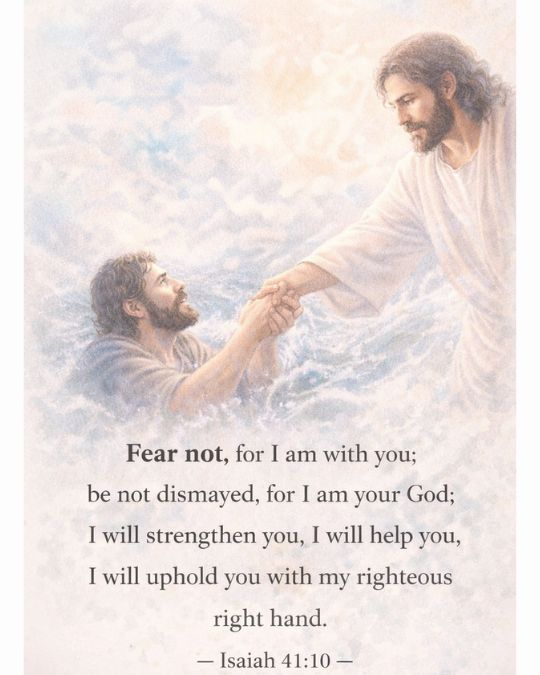 Isaiah 41:10 prayer for fear