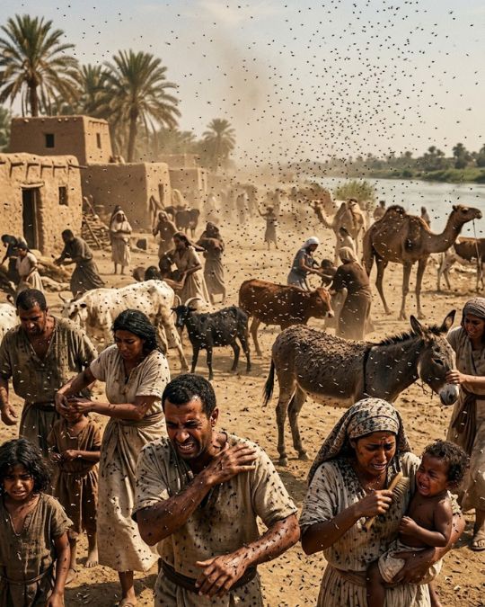 Plague 3 Gnats or Lice (Exodus 8:16–19)