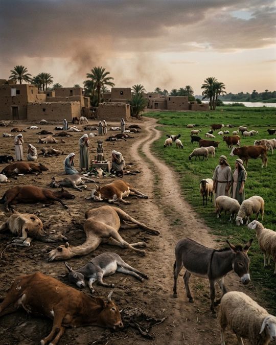 Plague 5 Livestock Disease (Exodus 9:1–7)