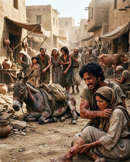 Plague 6 Boils (Exodus 9:8–12)