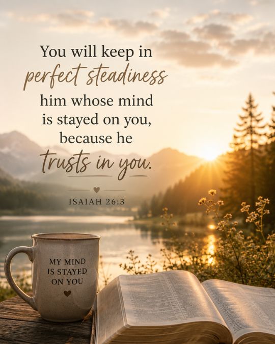 Isaiah 26:3 anxiety bible verses