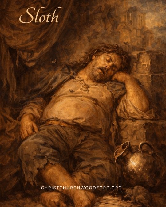 Sloth in seven deadly sins