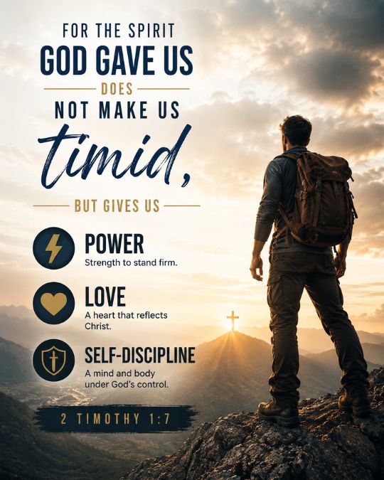 2 Timothy 1:7 Bible Verses for Strength