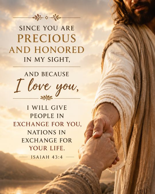 Isaiah 43_4 Bible Verses About God's Unfailing and Everlasting Love