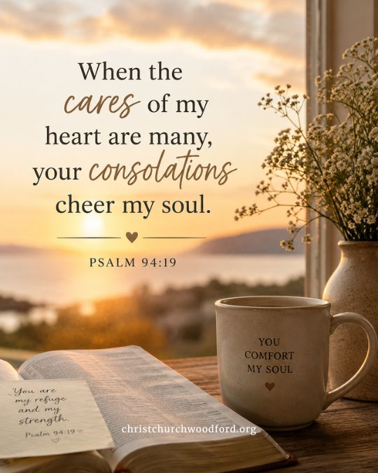 Psalm 94:19 bible Verses About Joy