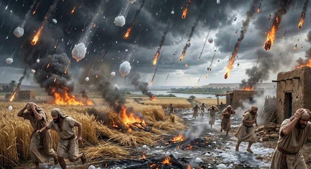 Hail and Fire (Exodus 913-35) Ten Plagues of Egypt