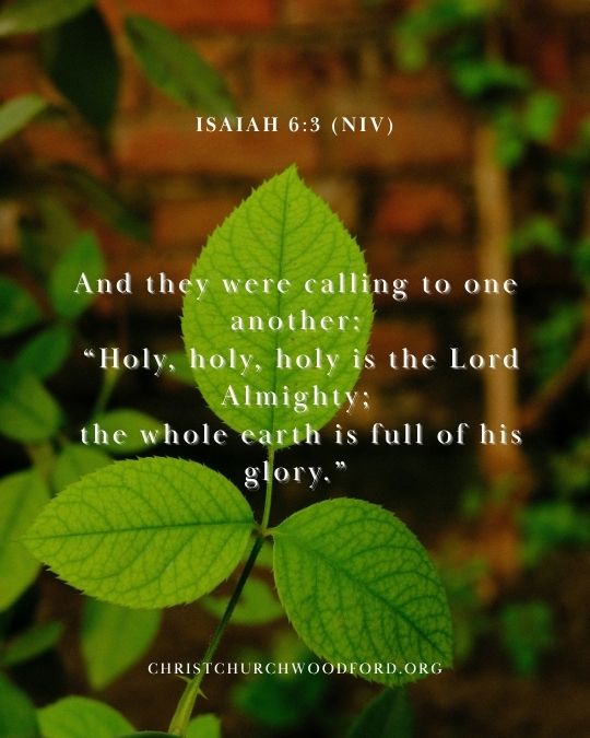 Isaiah 6:3 (NIV) bible verse for number 3