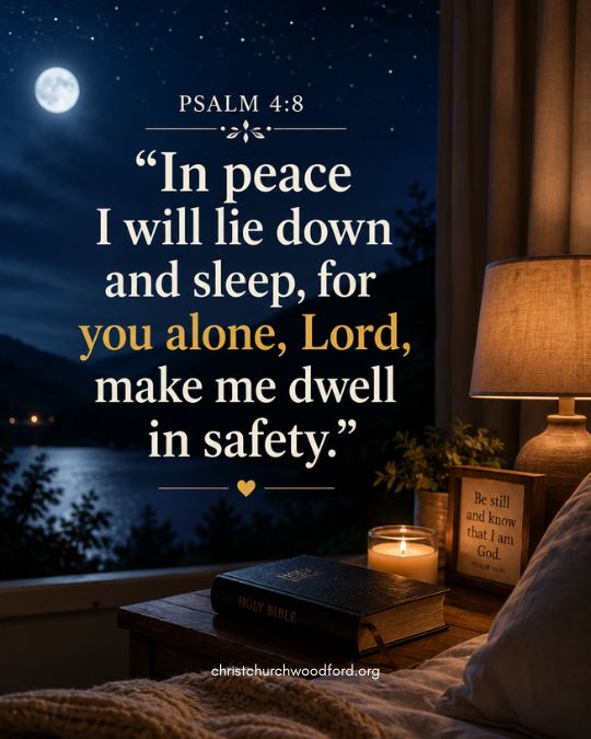 Psalm 4:8 Scripture about fear