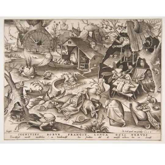Sloth - The Seven Deadly Sins, Pieter Bruegel
