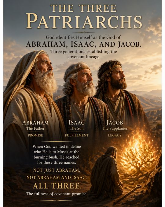 The three Patriarchs - meaning of number 3 in the Bible
