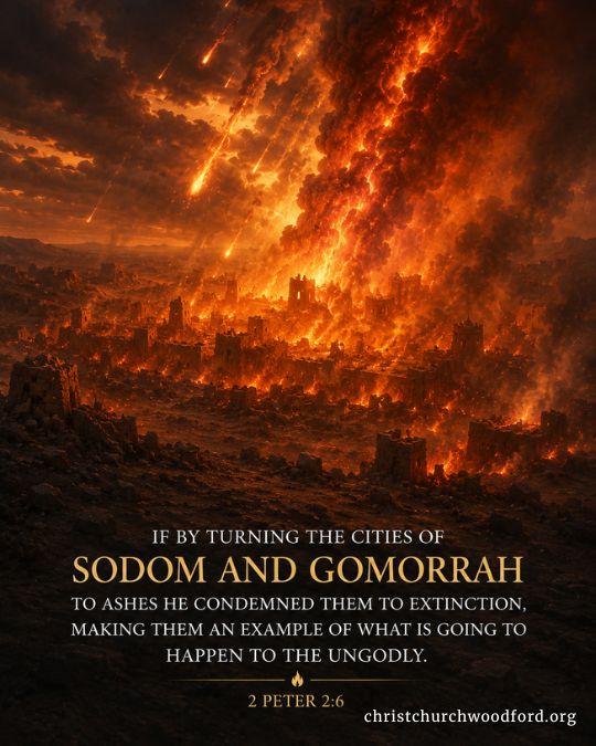 2 Peter 2:6 fire symbolizes judgment in the bible