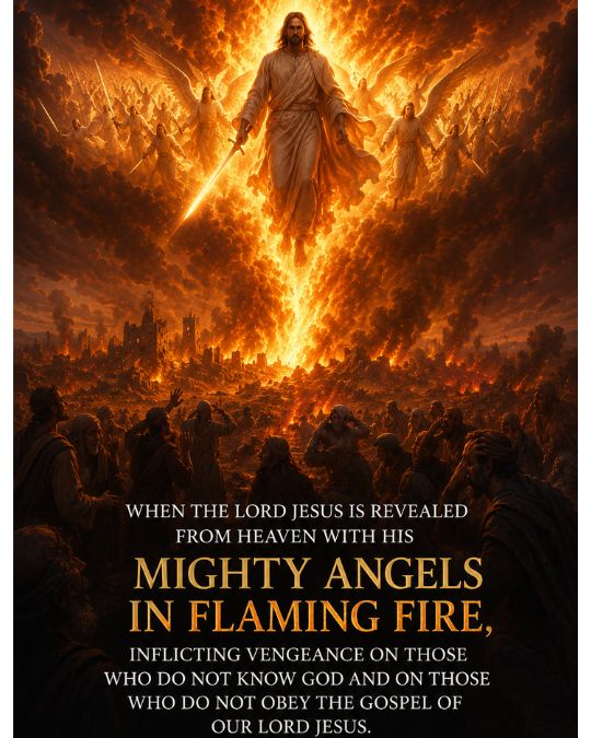 2 Thessalonians 1:7-8 Fire in the Bible describes Jesus's return