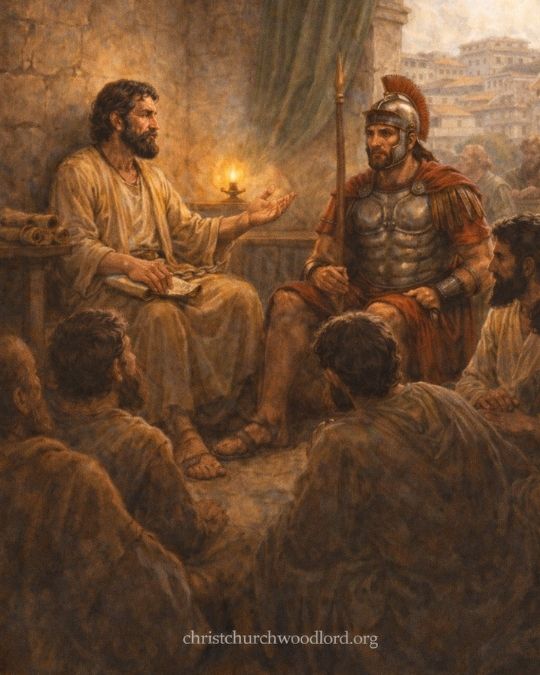 Apostle Paul lived under house arrest in Rome