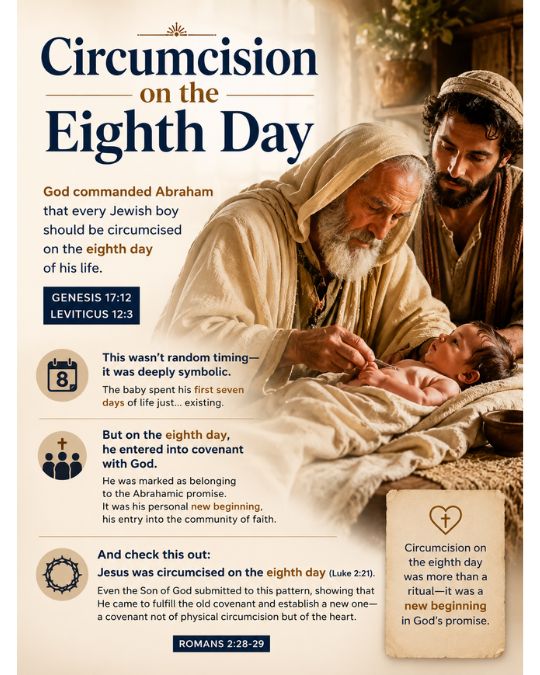 Circumcision on the Eighth Day - Number 8 meaning in the Bible