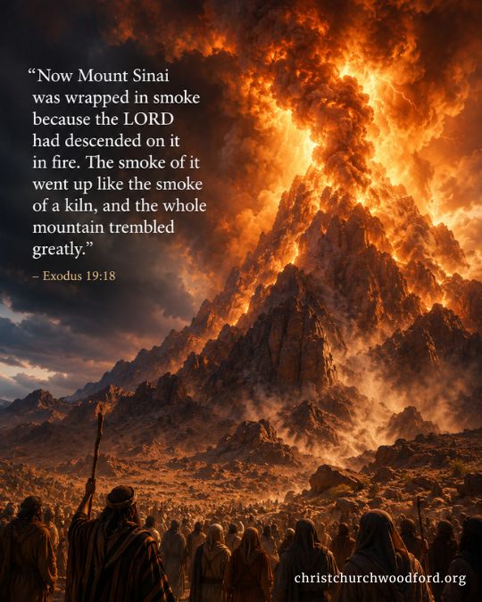 Exodus 19:18 Fire as God's Presence and Glory