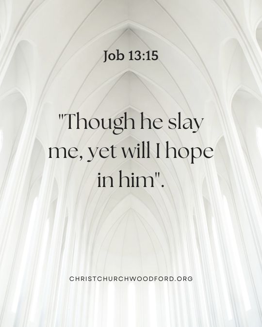 Job 13:15 sermon on hope