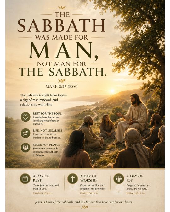 Mark 2_27 biblical meaning of sabbath