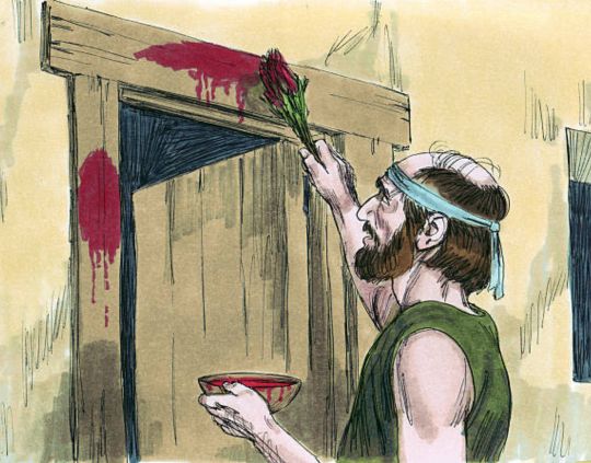 Passover Blood on Doorposts Cre BibleArtLibrary