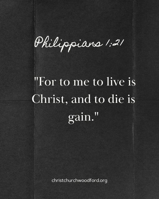 Philippians 1:21 Bible verse for Paul's faith