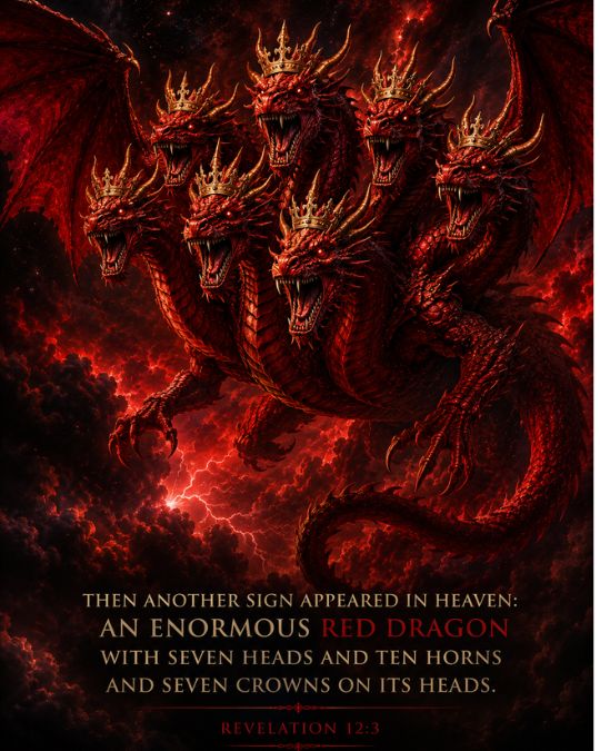 Red Dragon in Revelation