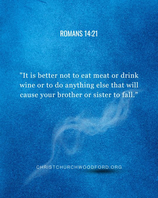 Romans 14:21 is smoking a sin