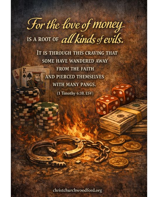 1 Timothy 6:10 is gambling a sin