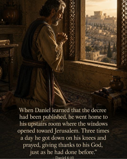 Daniel 6:10 Why Daniel Refused to Stop Praying