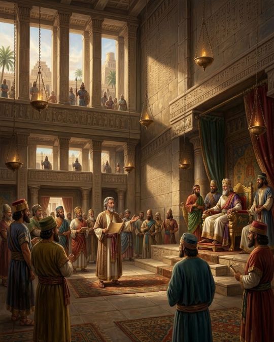 Daniel 6:3 Daniel so distinguished himself among the administrators