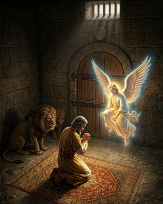 Daniel was in a sealed pit with hungry lions