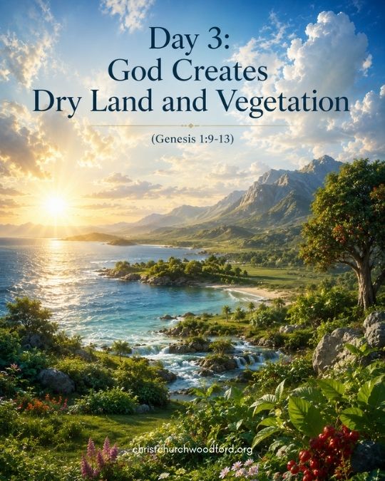 Day 3_ God Creates Dry Land and Vegetation (Genesis 1_9-13)