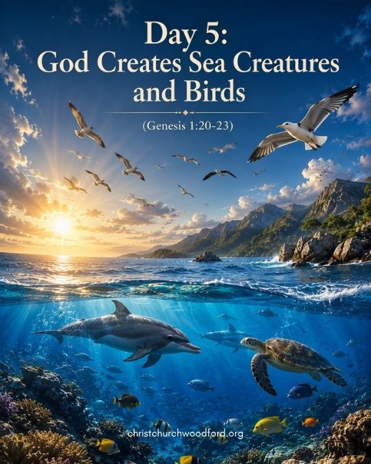 Day 5_ God Creates Sea Creatures and Birds (Genesis 1_20-23)