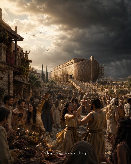 Matthew 24_37-39 people were spiritually unprepared before the flood