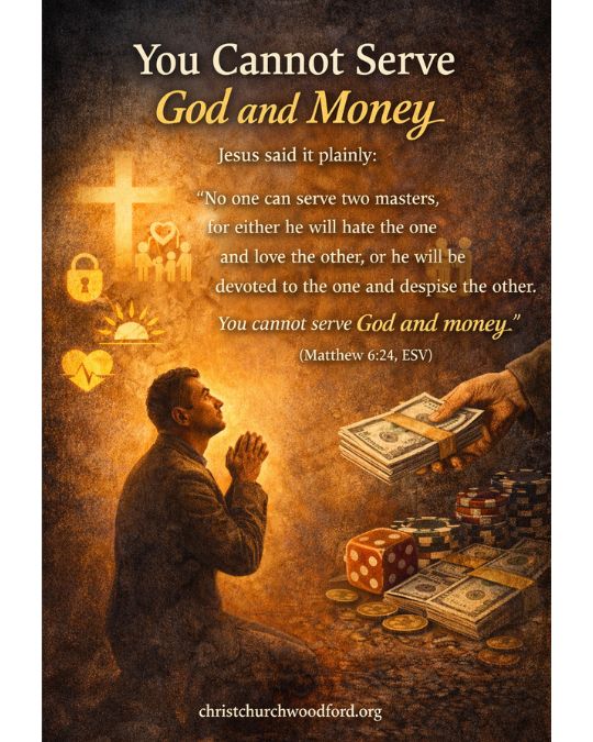 Matthew 6:24 is gambling a sin