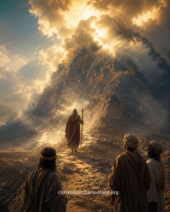 Moses Go Up Mount Sinai