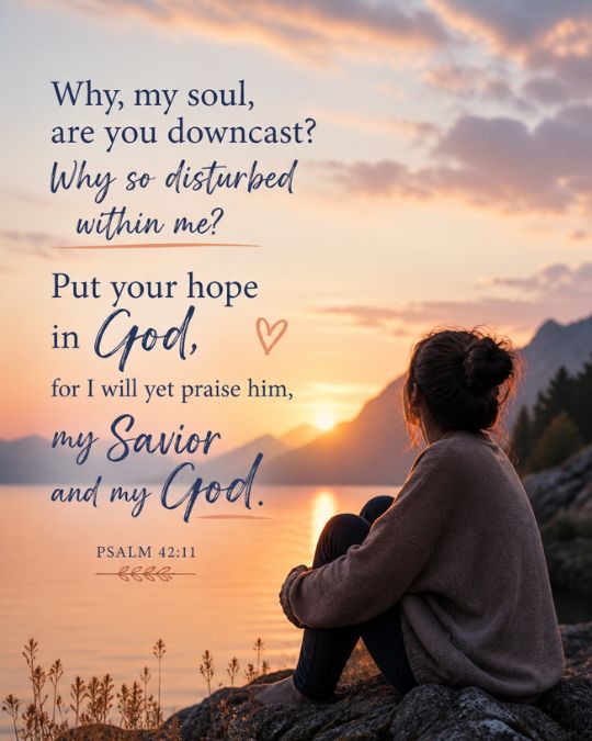 Psalm 42:11 Bible verse for depression