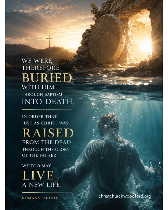 Romans 6_4 (NIV) The Flood and Christian Baptism