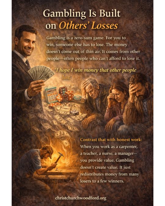 is gambling a sin_ Christian view