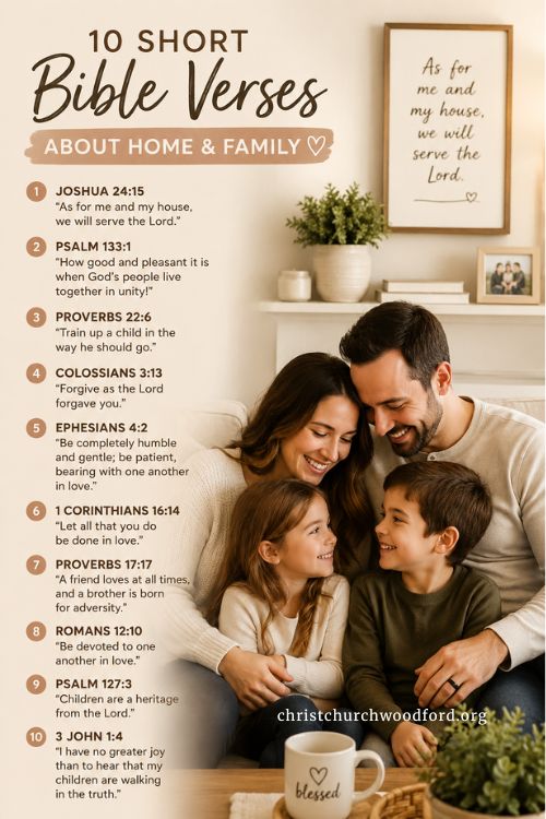 10 short bible verses about home and family