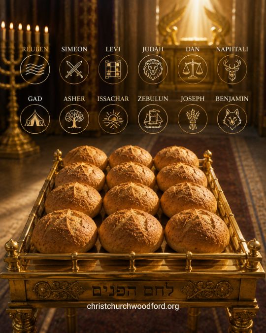 twelve loaves of bread symbolized God's constant provision and presence