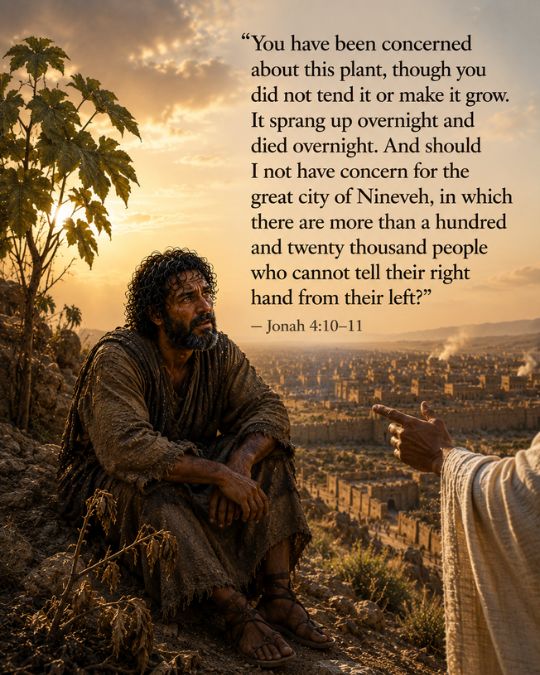 God's Mercy Is Bigger Than Ours Jonah 4:10–11