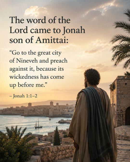Jonah 1:1–2 Why Did Jonah Run From God