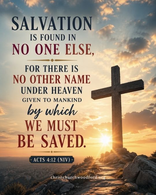 Acts 4:12 Bible verse on salvation
