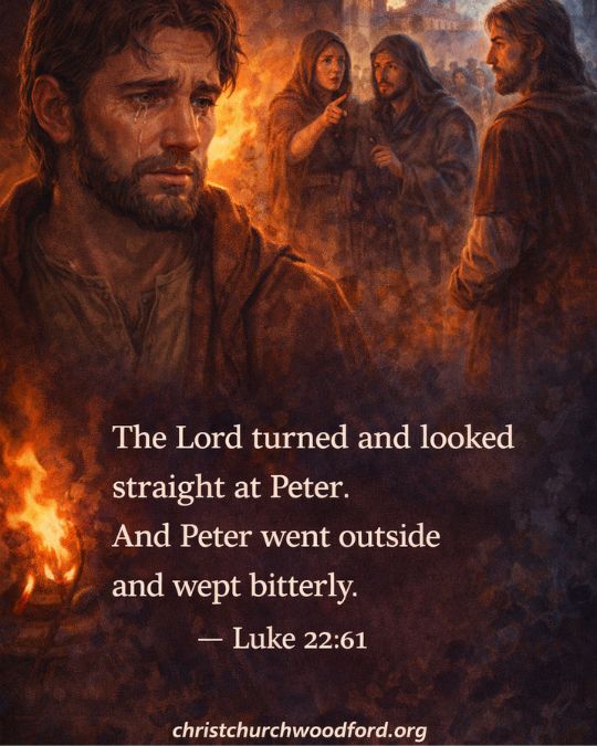 Luke 22:61 verse for Overcome Peer Pressure