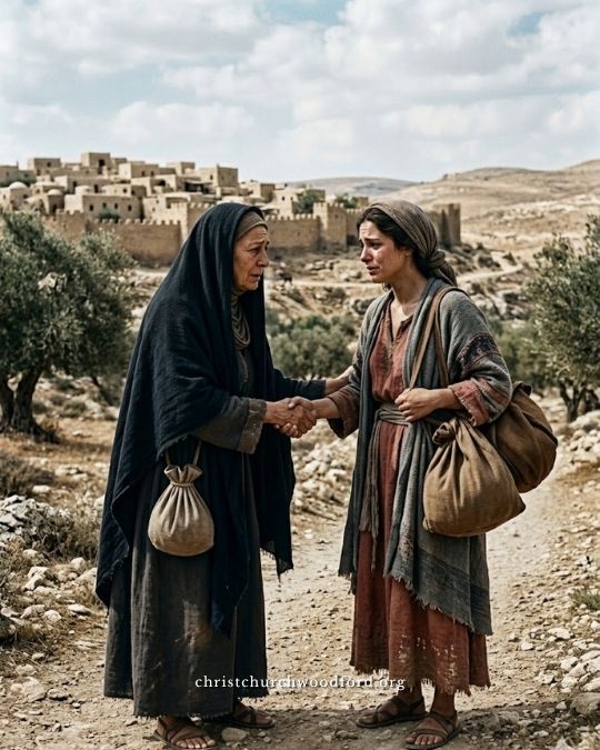 Naomi released her daughter-in-law Orpah