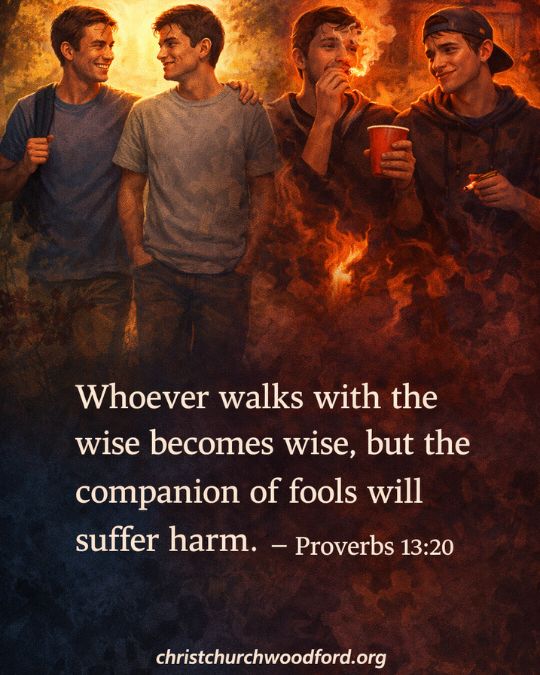 Proverbs 13:20 verse for Overcome Peer Pressure