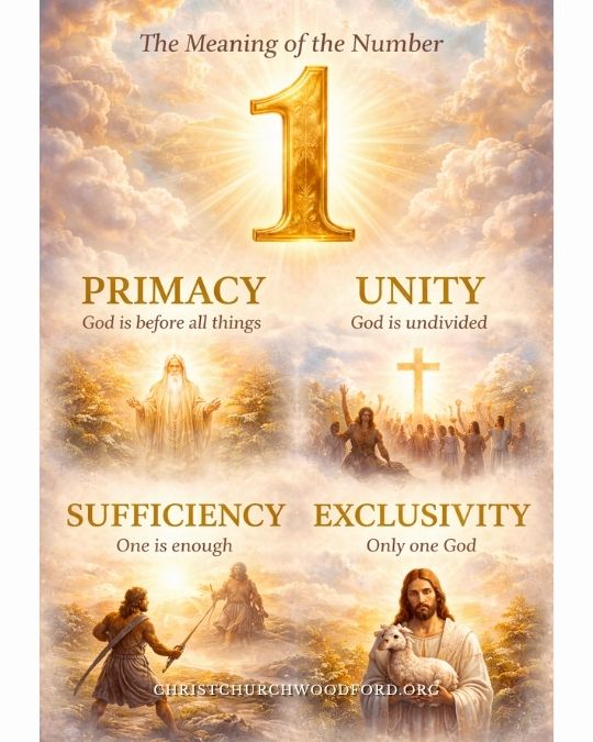 meaning of number 1 in the Bible