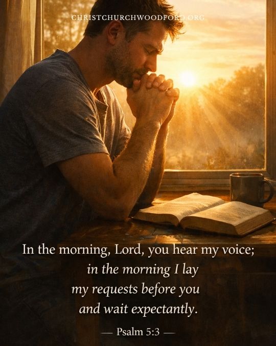 psalm 5:3 morning prayer