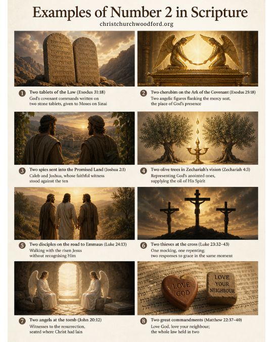Examples of Number 2 in Scripture