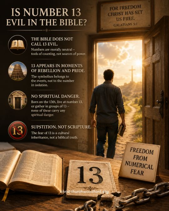 Is number 13 evil in the Bible